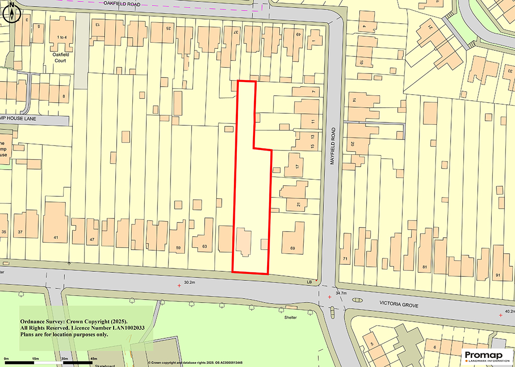 Lot: 113 - FOUR-BEDROOM DETACHED HOUSE ON PLOT OF 0.37 ACRES FOR IMPROVEMENT OR REDEVELOPMENT - Site Plan